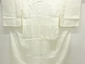 アンティーク　本麻透かし織　草葉模様長襦袢